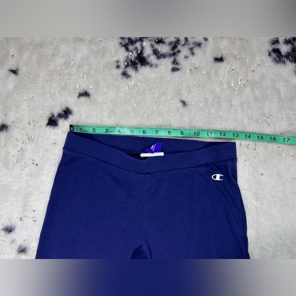 Champion Navy Blue Stretch Athletic Activewear Gym Leggings Size Small - Picture 2 of 8